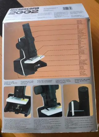 Microscopio 2002 Educativo con Luz y Zoom