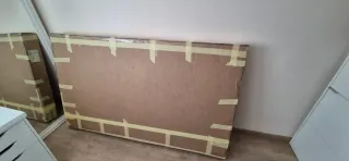 Mesa de jardín ratán y cristal