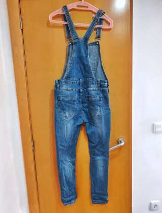 Peto vaquero largo con rotos