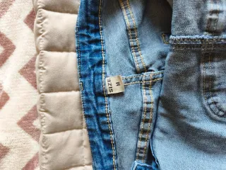 Peto vaquero largo con rotos