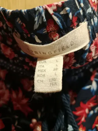 Pantalón fluido flores Springfield T.44