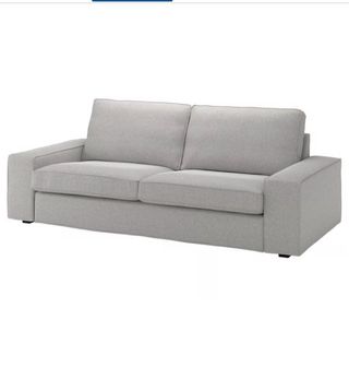 Sofá Kivik 3 plazas gris claro