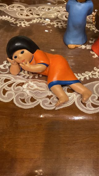 Gruppo 4 statuine bimbi Lillo