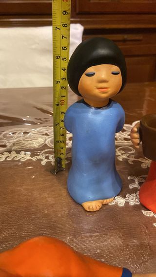 Gruppo 4 statuine bimbi Lillo
