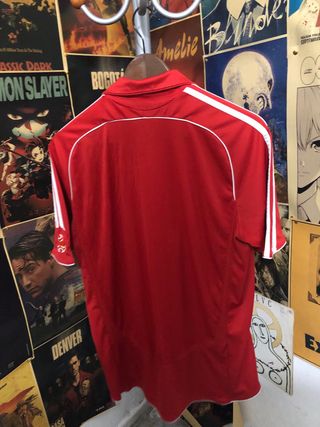 Camiseta Liverpool 06/08 Adidas Roja
