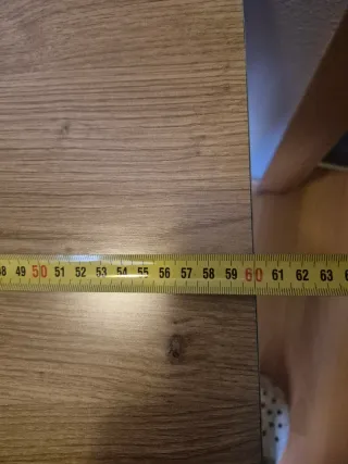 Mesa de ordenador de madera y metal