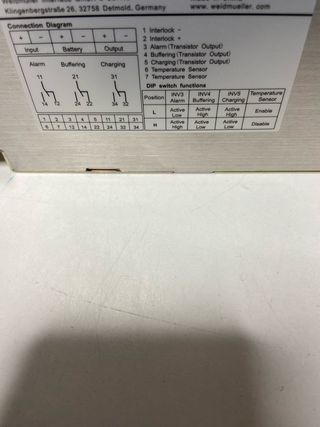 : Control de alimentación Weidmüller CP DC UPS