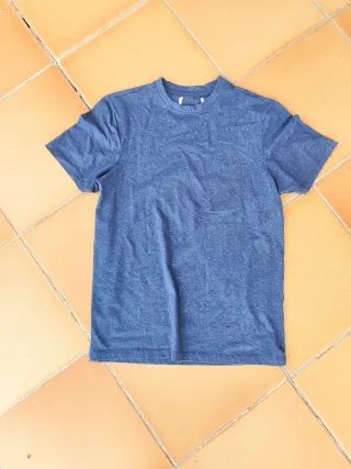 Camiseta azul de manga corta VENTA PRESENCIAL