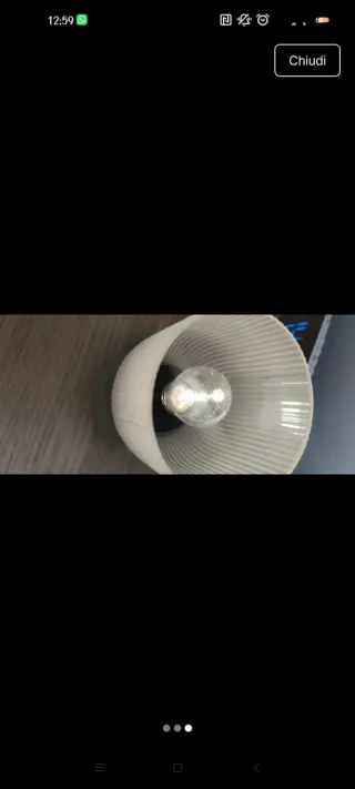 Coppia Lampade Vetro Design