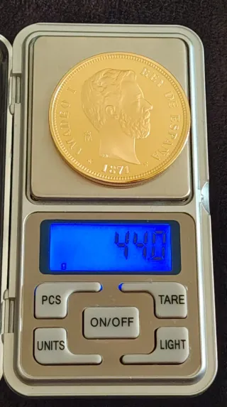 Moneda plata 44g. Colección Historia de la peseta