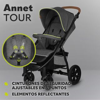 Silla de paseo LIONELO Annet Tour gris