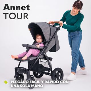Silla de paseo LIONELO Annet Tour gris