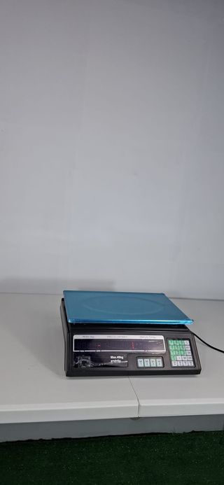 bascula digital con bateria electrica