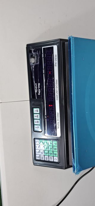 bascula digital con bateria electrica