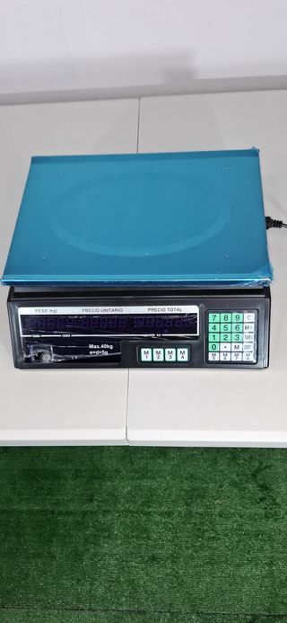 bascula digital con bateria electrica