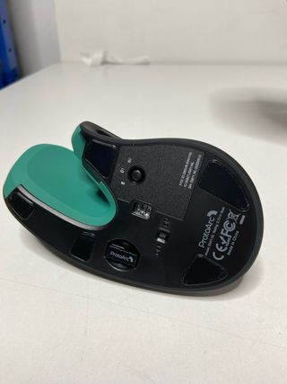 : Ratón Vertical ProtoArc EM11 NL Negro/Verde