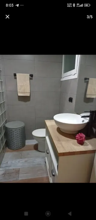 Alquiler de una habitación doble con baño privado