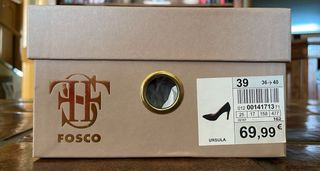 Zapatos de tacón negros Fosco