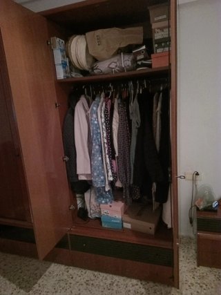 Dormitorio completo madera