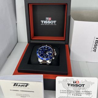 Tissot Seastar Cronógrafo Azul y Rojo