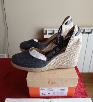 Alpargatas Castañer Carina Piel Talla 41
