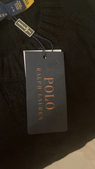 Felpa Polo Ralph Lauren Nera Taglia L