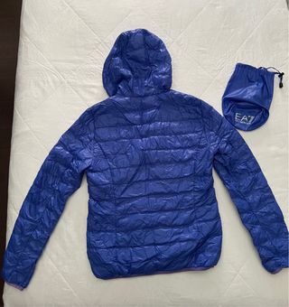 Piumino EA7 100 grammi blu