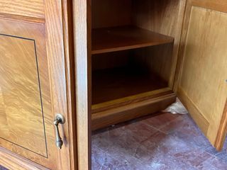 Mueble de salón de madera maciza