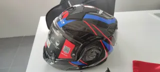 Casco LS2 Advant X Carbon Negro/Azul Talla M NUEVO