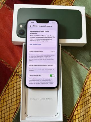 iPhone 13 Verde 100% Batería