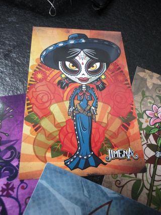 Lote 5 Postales Catrinas