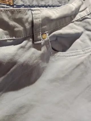 Pantalón Cortefiel Talla 44 Azul Claro