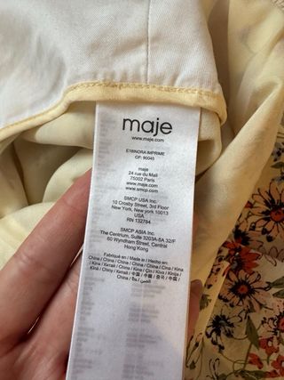Mono Corto Floral de Maje Paris Talla 36