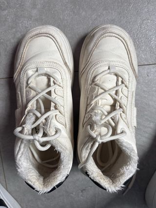 Zapatos OU XING Beige/Blanco