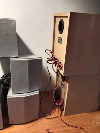 Mini cadena y 7 altavoces