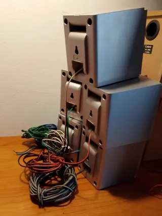Mini cadena y 7 altavoces