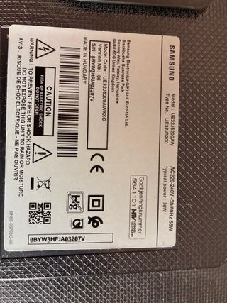 Televisor Samsung + Chromecast
