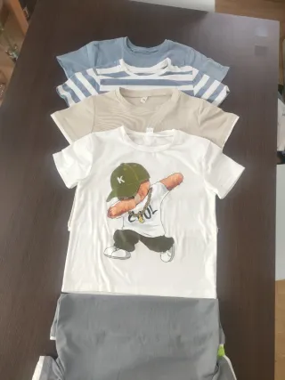 Lote de 6 Camisetas Variadas 7/8 años