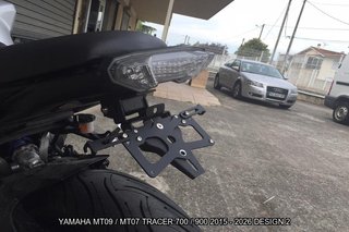 Portamatrículas YAMAHA MT09 TRACER 7 700 900 2015