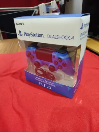 Mando PS4 Dual Shock Inalámbrico Original Azul