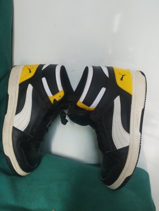 Scarpe Puma Alte Nere Gialle Tg 38.5
