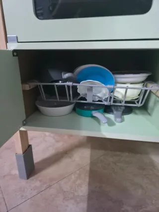 Cocina de madera para niños