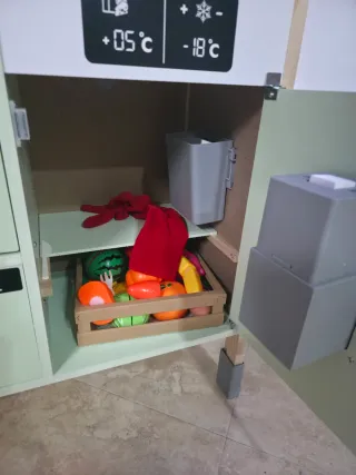 Cocina de madera para niños