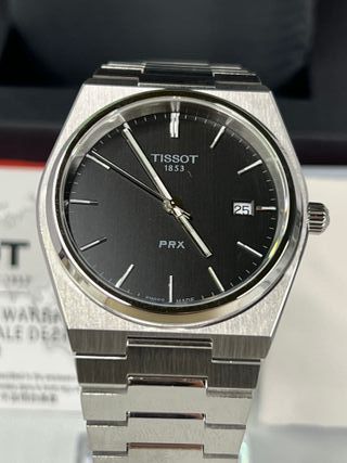 Tissot PRX Reloj Negro y Plateado