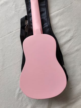 Ukelele soprano con funda - Rosa (nuevo)