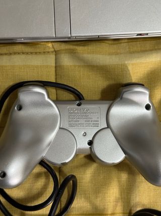 Playstation 2 Slim Silver Completa