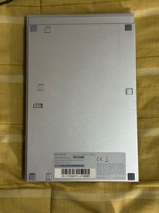 Playstation 2 Slim Silver Completa