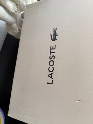 Zapatillas Lacoste Beige y Gris