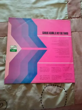 Carlos Acuña El Rey del Tango Vinilo Regalo LP