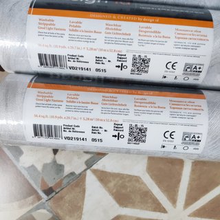 4 rollos de Papel pintado vinílico Design ID VD219